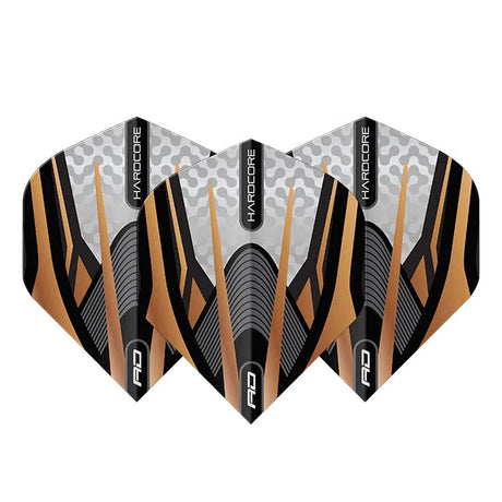 Red Dragon Hardcore Premium Gold, Black & White Flights