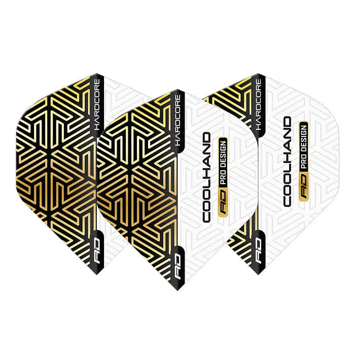 Red Dragon Hardcore Premium Luke Humphries Gold & White Standard Flights