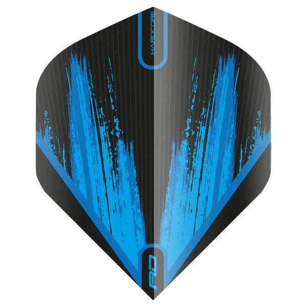 Red Dragon Hardcore Radical Black & Blue Standard Flights-1-Premier Darts