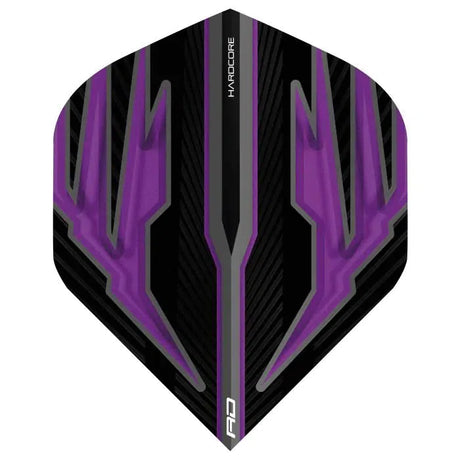 Red Dragon Hardcore Radical Black & Purple Standard Flights
