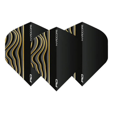 Red Dragon Hardcore Radical Black Wave Standard Flights