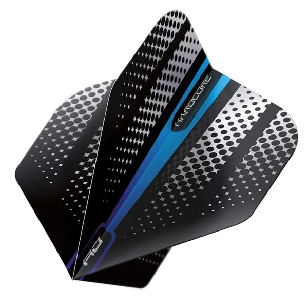 Red Dragon Hardcore Radical Blue Flash Standard Flights-1-Premier Darts