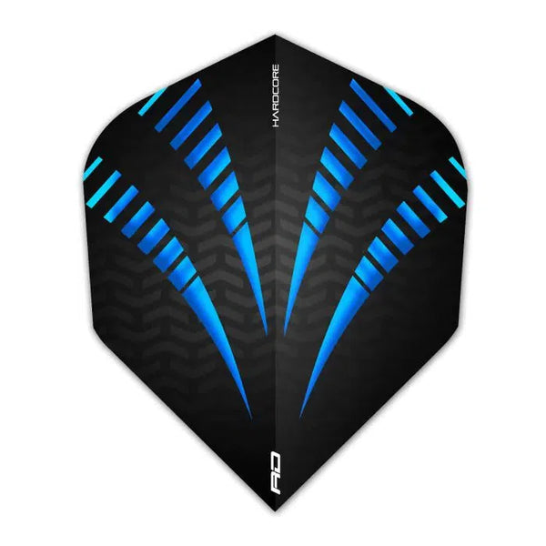 Red Dragon Hardcore Radical Blue Standard Flights-1-Premier Darts