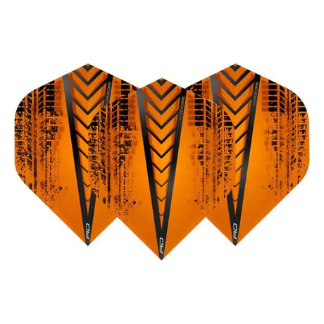 Red Dragon Hardcore Radical Orange Standard Flights