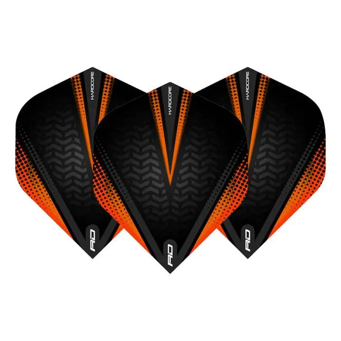 Red Dragon Hardcore Radical Orange Standard Flights