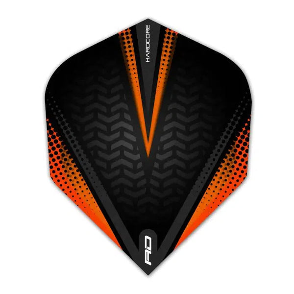 Red Dragon Hardcore Radical Orange Standard Flights-1-Premier Darts