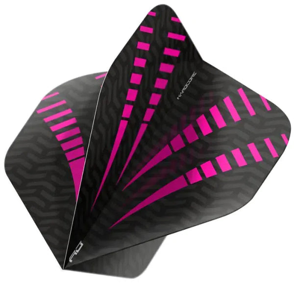 Red Dragon Hardcore Radical Pink Standard Flights-1-Premier Darts
