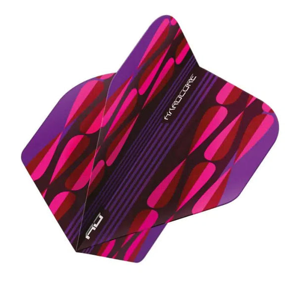 Red Dragon Hardcore Radical Pink Teardrop Standard Flights-1-Premier Darts