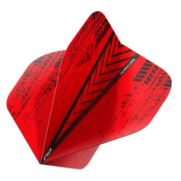 Red Dragon Hardcore Radical Red Standard Flights-1-Premier Darts