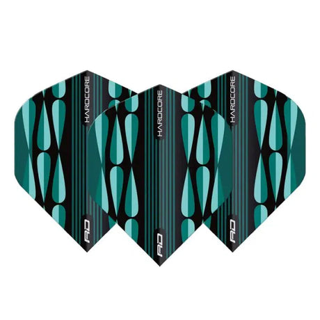 Red Dragon Hardcore Radical Turquoise Teardrop Standard Flights