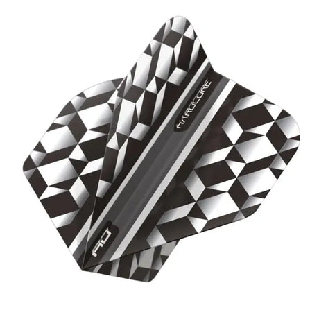 Red Dragon Hardcore Radical White and Black Geometric Standard Flights