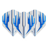 Red Dragon Hardcore Radical White and Blue Standard Flights