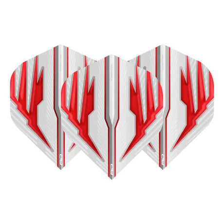 Red Dragon Hardcore Radical White and Red Standard Flights