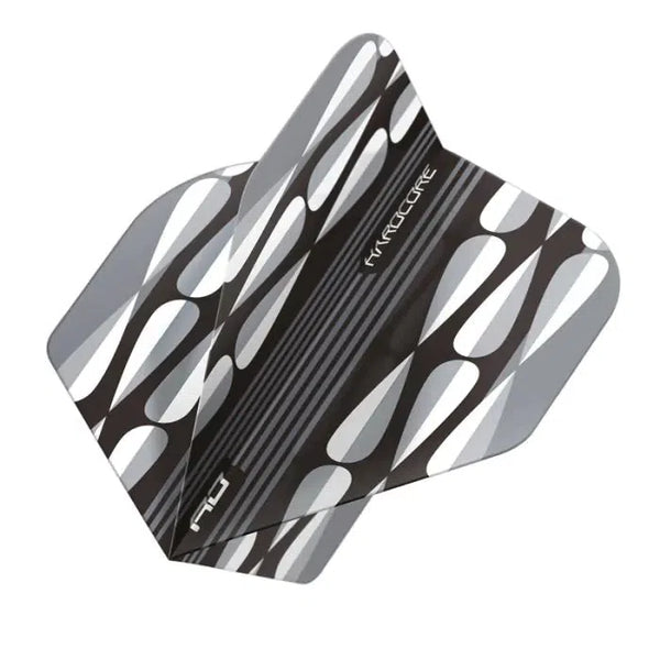 Red Dragon Hardcore Radical White Teardrop Standard Flights-1-Premier Darts