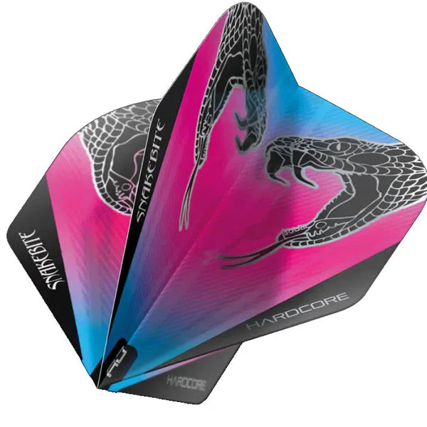 Red Dragon Hardcore Snakebite Black Snake Flights-1-Premier Darts