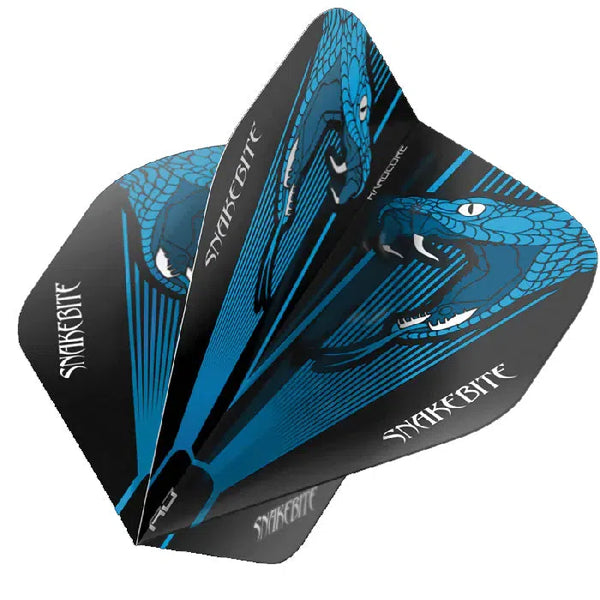 Red Dragon Hardcore Snakebite Blue Snake Flights-1-Premier Darts