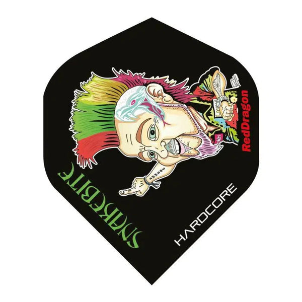 Red Dragon Hardcore Snakebite Cartoon Flights-1-Premier Darts