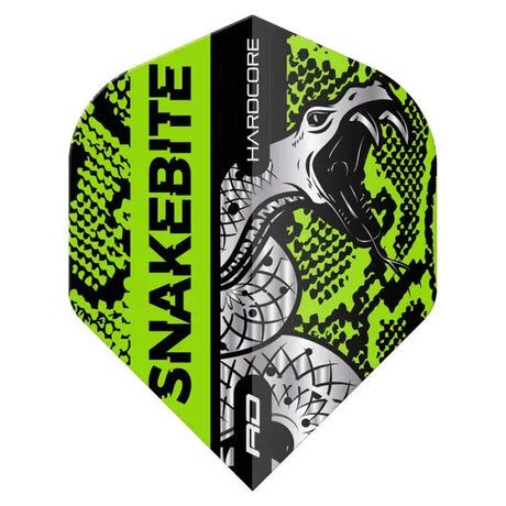 Red Dragon Hardcore Snakebite Coiled Snake Green Flights