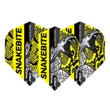 Red Dragon Hardcore Snakebite Coiled Snake Yellow Flights