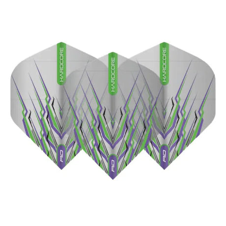 Red Dragon Hardcore Snakebite Purple & Green Mohawk Flights