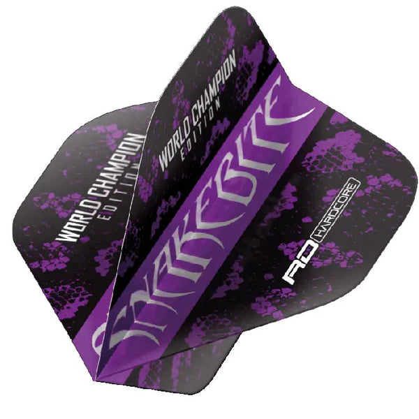 Red Dragon Hardcore Snakebite World Champion 2020 Purple Flights-1-Premier Darts