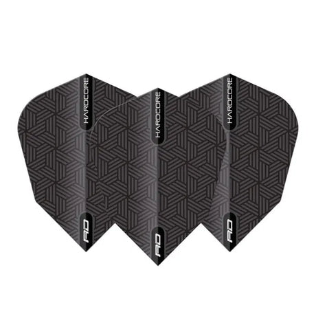 Red Dragon Hardcore VStandard Black Dart Flights