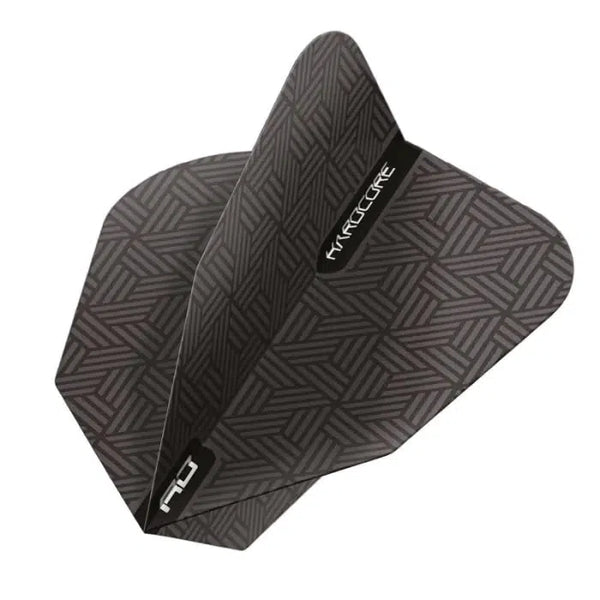 Red Dragon Hardcore V-Standard Black Dart Flights-1-Premier Darts
