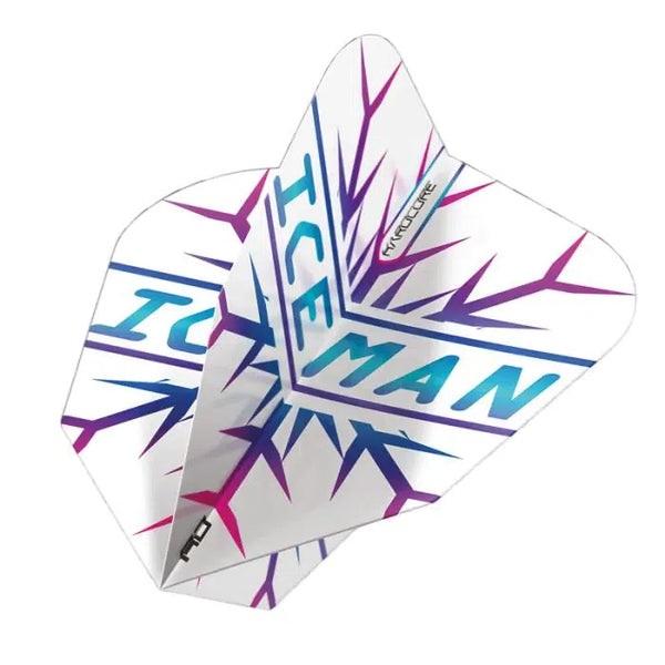 Red Dragon Hardcore V-Standard Gerwyn Price Rainbow Snowflake Flights-1-Premier Darts