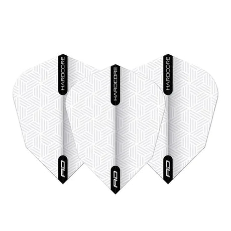 Red Dragon Hardcore VStandard White Dart Flights