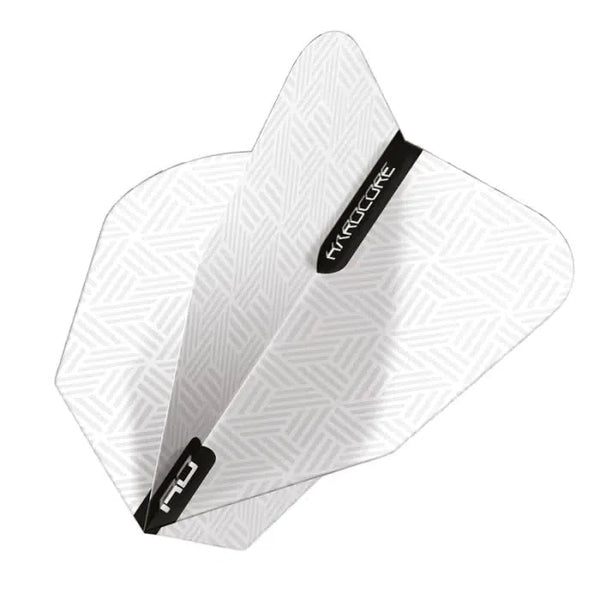 Red Dragon Hardcore V-Standard White Dart Flights-1-Premier Darts
