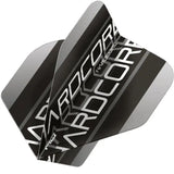 Red Dragon Hardcore XT Grey and Black Triple Flights
