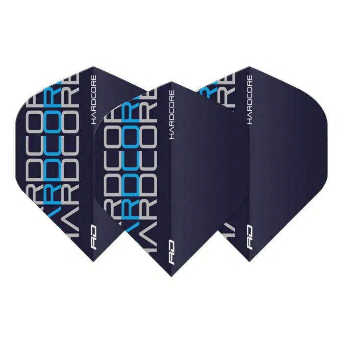 Red Dragon Hardcore XT Radical Blue Triple Flights