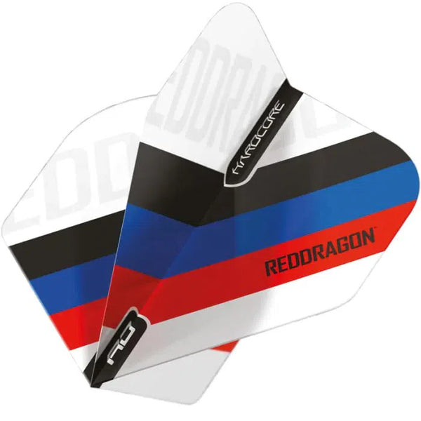 Red Dragon Hardcore XT Radical Red Dragon Tri-Stripe Flights-1-Premier Darts