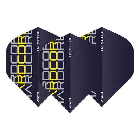 Red Dragon Hardcore XT Radical Yellow Triple Flights