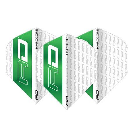 Red Dragon Hardcore XT White & Green RD Flights