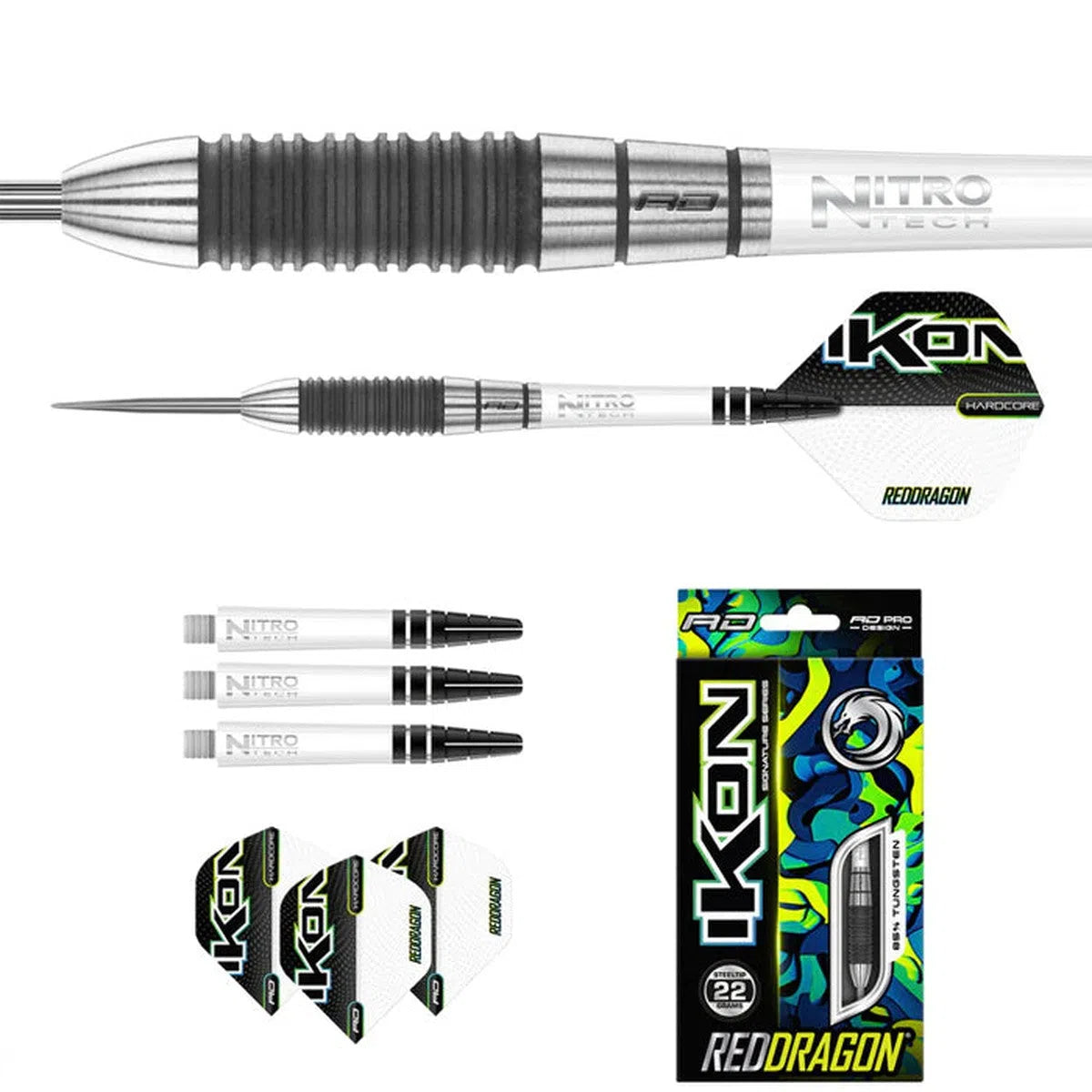 Red Dragon Ikon 1.2 85% Tungsten Steel Tip Darts