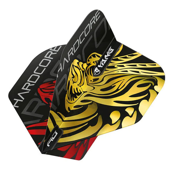 Red Dragon Jonny Clayton Gold & Red Yin Yang Flights-1-Premier Darts