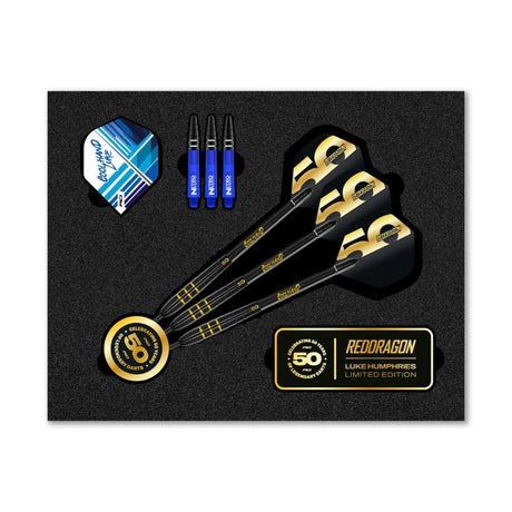 Red Dragon Luke Humphries 50 Year Limited Edition Player Box