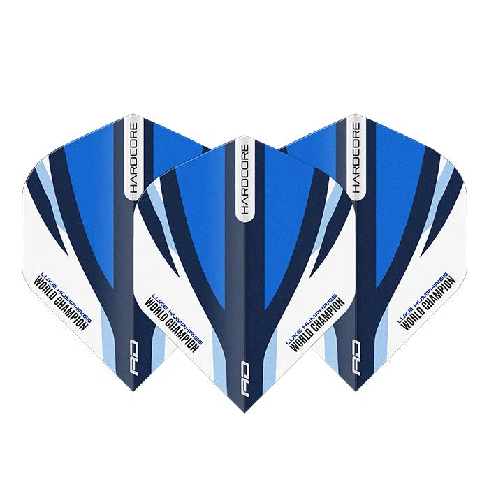 Red Dragon Luke Humphries Hardcore Blue & White Standard Flights