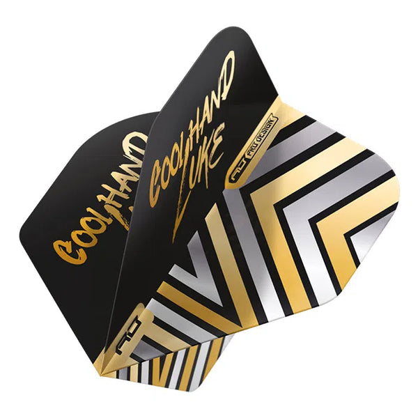 Red Dragon Luke Humphries Hardcore Premium Gold No1 Standard Flights-1-Premier Darts