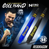 Red Dragon Luke Humphries Logo Nitrotech Shafts - Black