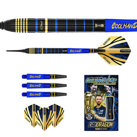 Red Dragon Luke Humphries TX4 Avenger 90% Tungsten Soft Tip Darts