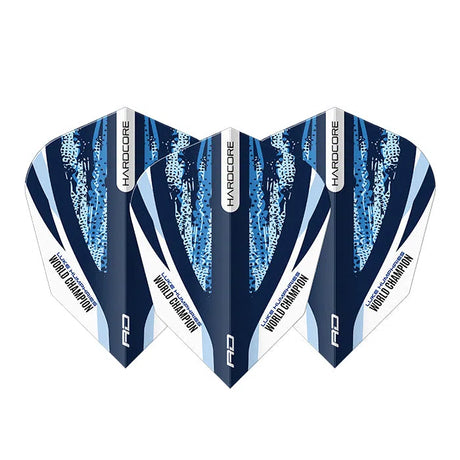 Red Dragon Luke Humphries World Champion Blue & White V-Standard Flights