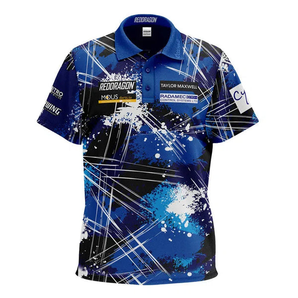 Red Dragon Luke Humphries World Champion Tour Polo-1-Small-Premier Darts