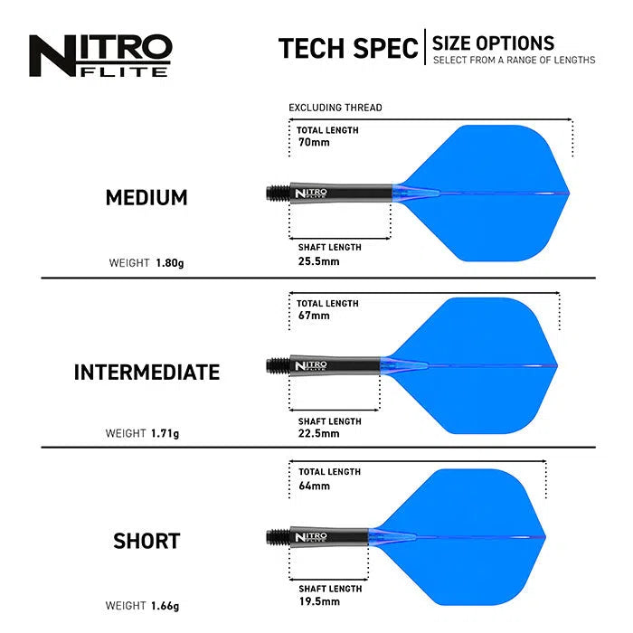 Red Dragon Nitro Flite - Integrated Flight and Shaft