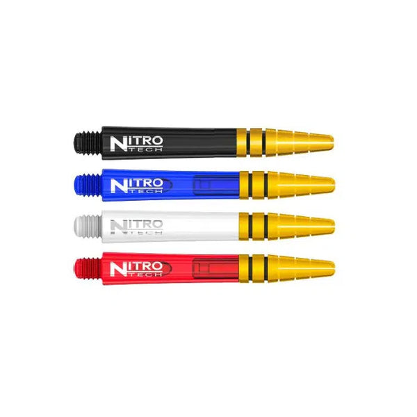 Red Dragon Nitrotech Gold Shafts-1-Black-Intermediate-Premier Darts