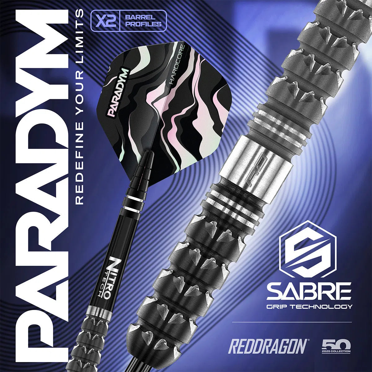 Red Dragon Paradym - Torpedo 90% Tungsten Steel Tip Darts
