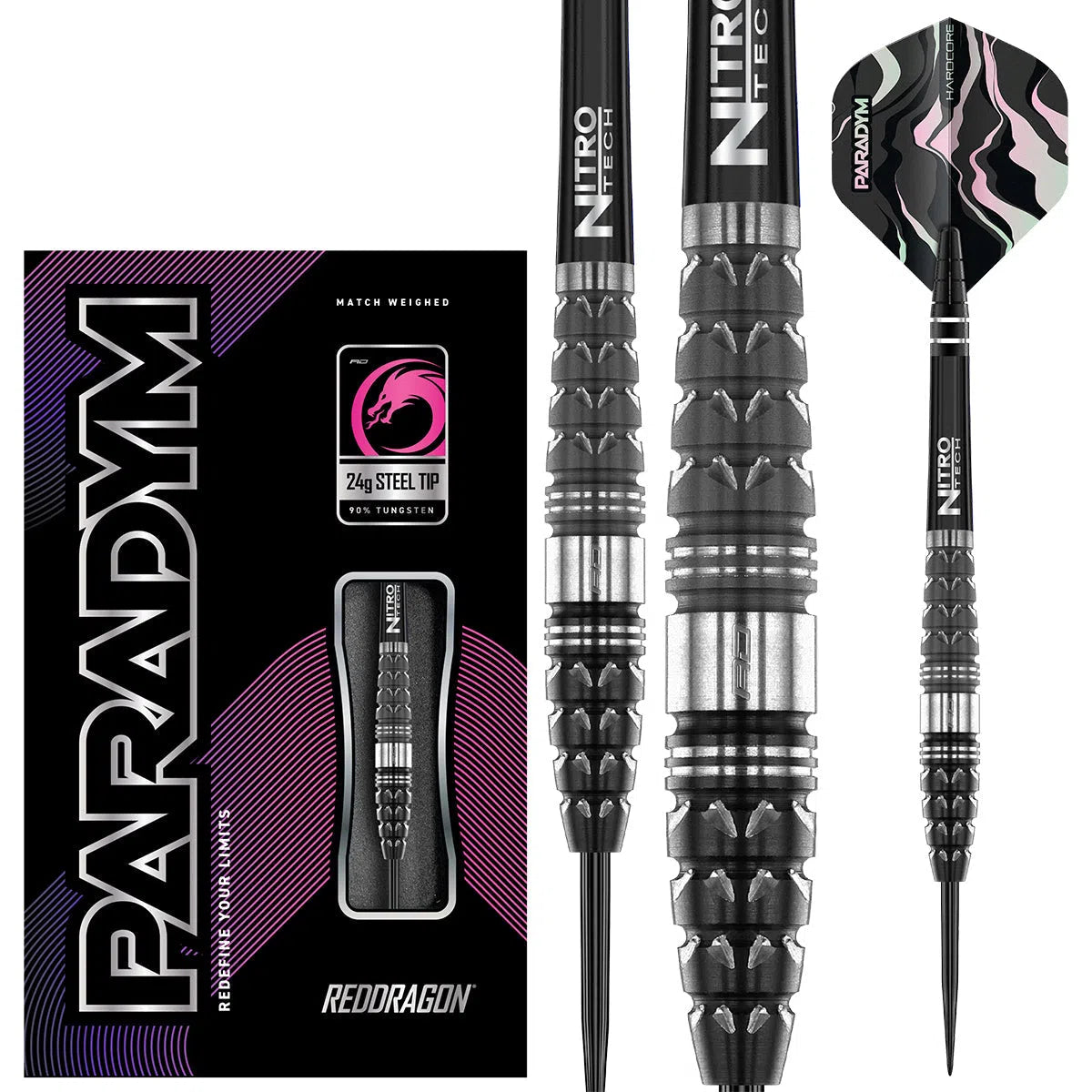 Red Dragon Paradym - Torpedo 90% Tungsten Steel Tip Darts