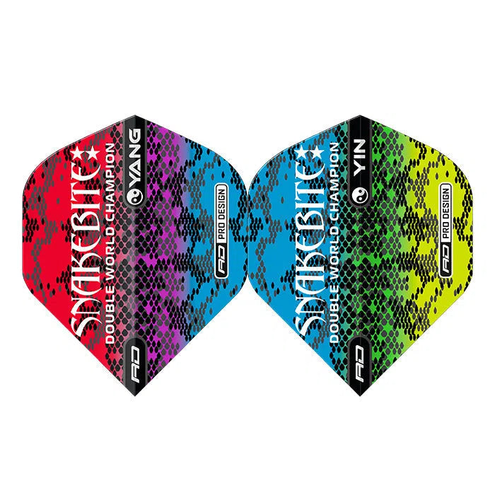 Red Dragon Peter Wright Green, Blue & Red Yin Yang Flights