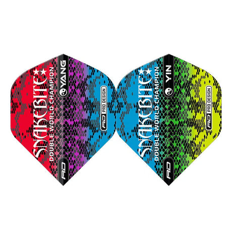 Red Dragon Peter Wright Green, Blue & Red Yin Yang Flights